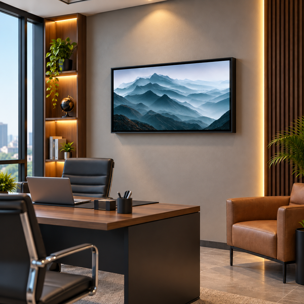 Beyond the Mist – Premium Mountain Canvas wall Art