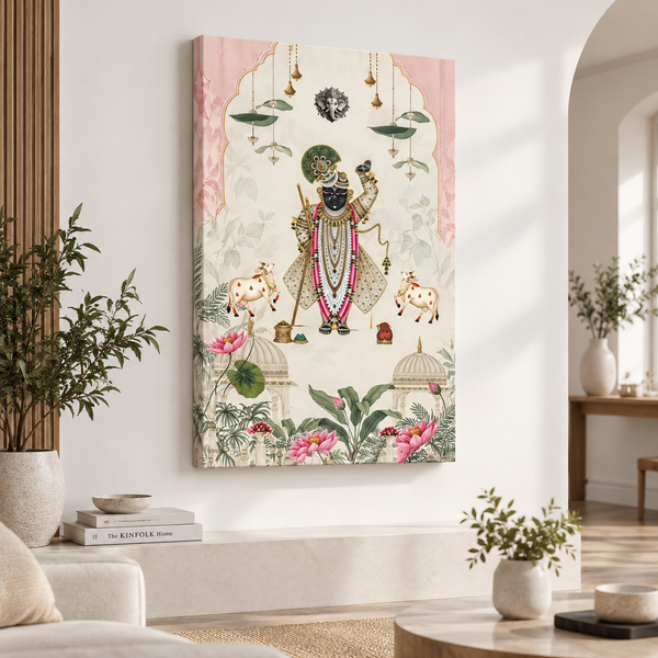 Premium ShreeNath Ji  Fold Canvas wall art